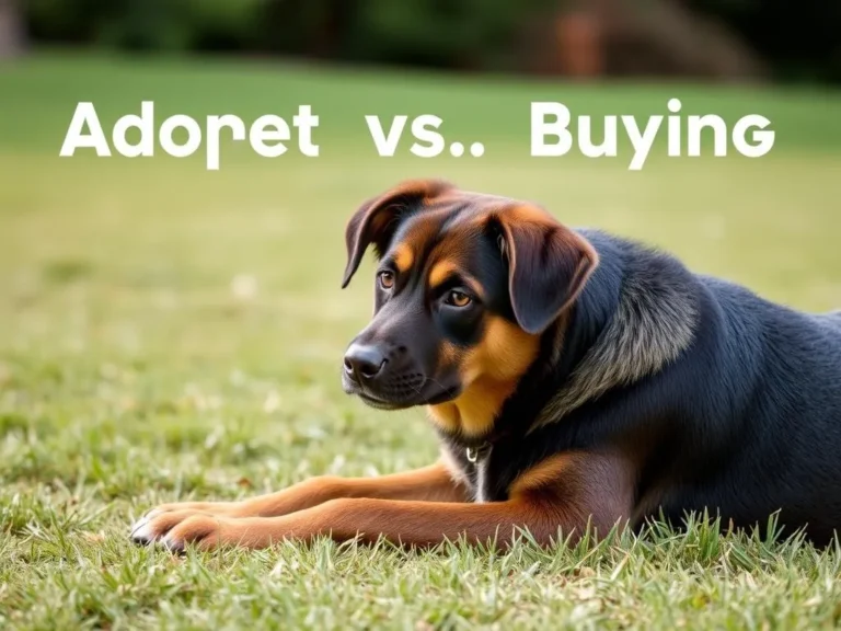 Adopting Vs Buying A Dog