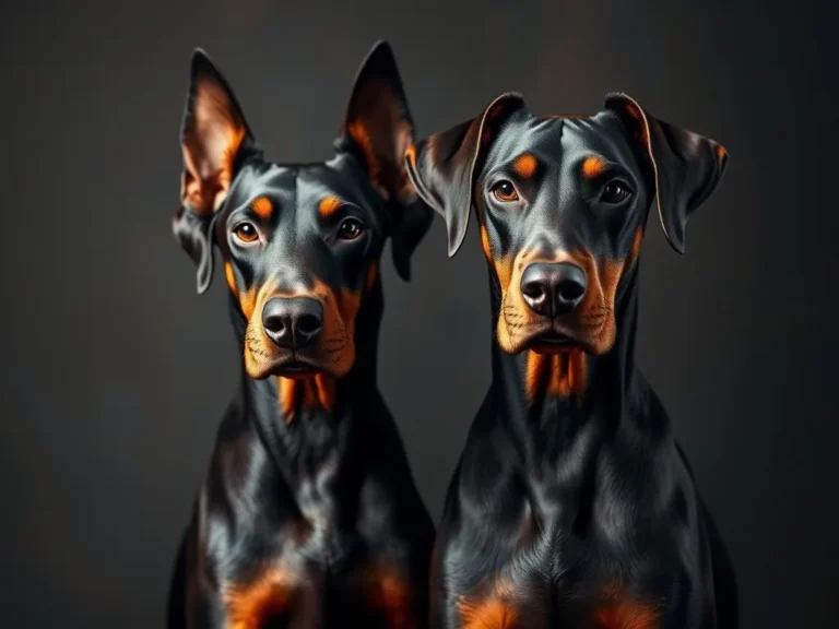 American Vs European Doberman