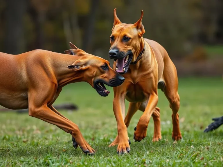 Are Rhodesian Ridgebacks Aggressive