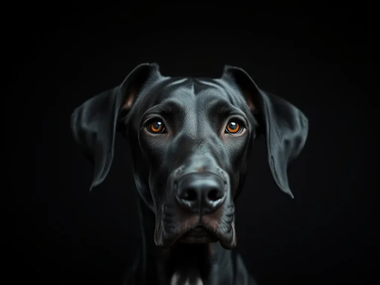 Black Great Dane