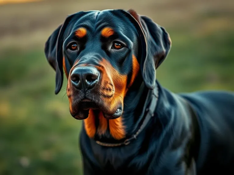 Bloodhound Rottweiler Mix