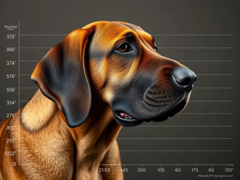Bloodhound Size Weight Growth Chart