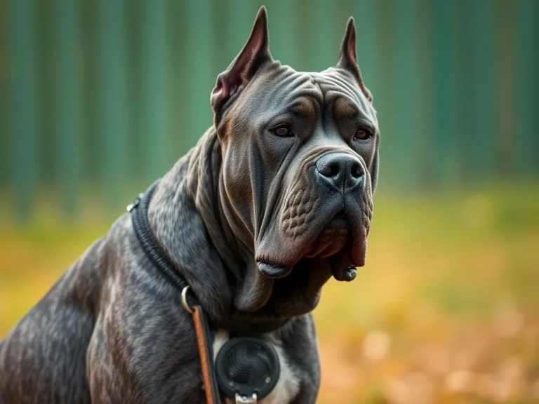 Blue Brindle Cane Corso