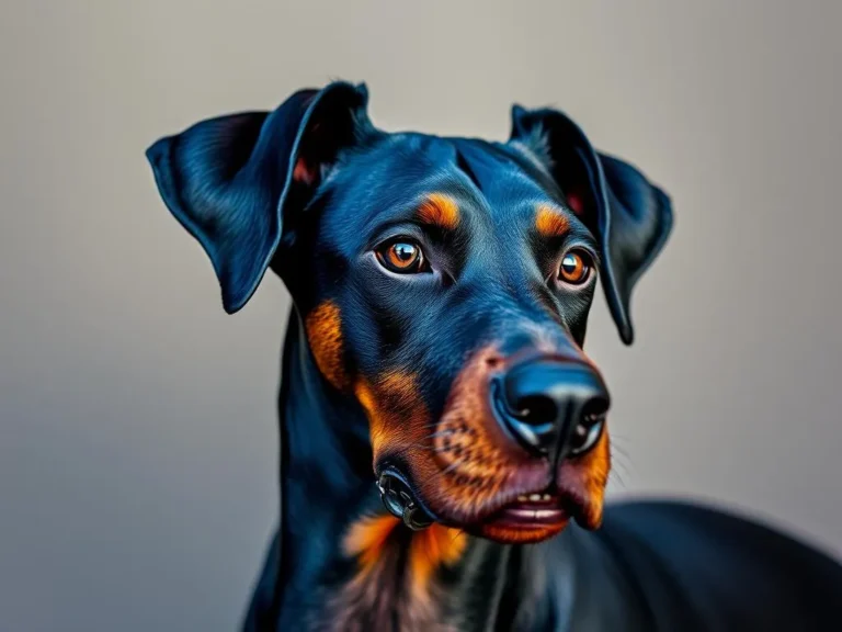 Blue Doberman