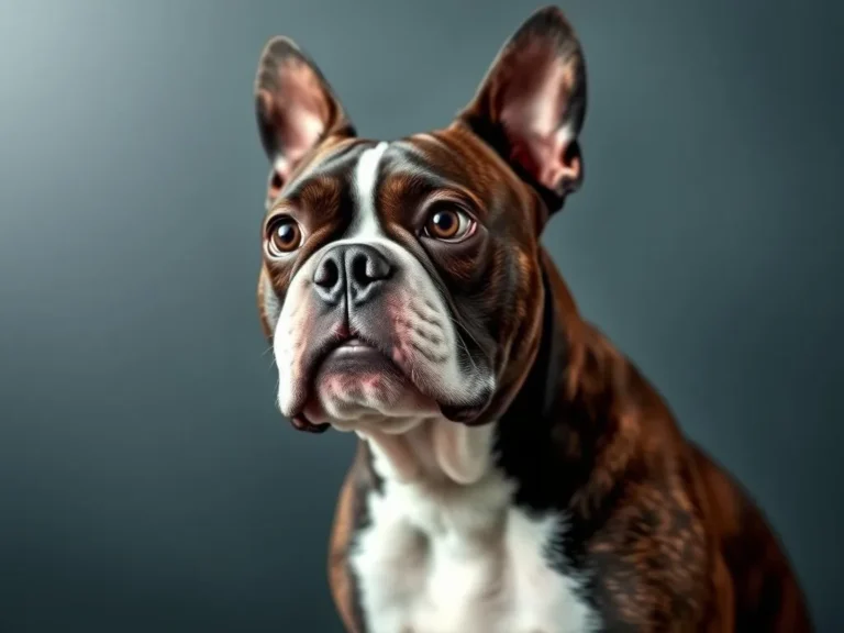 Brindle Boston Terrier