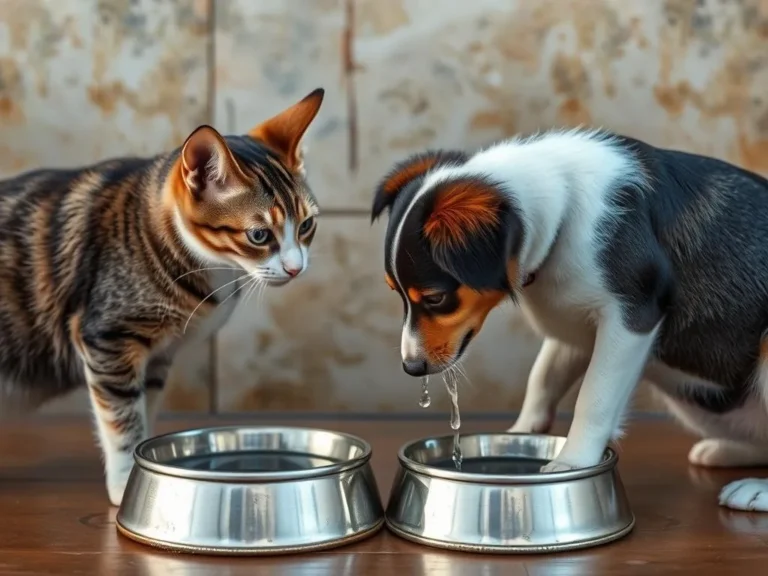 Can Cats Dogs Share Water Bowls