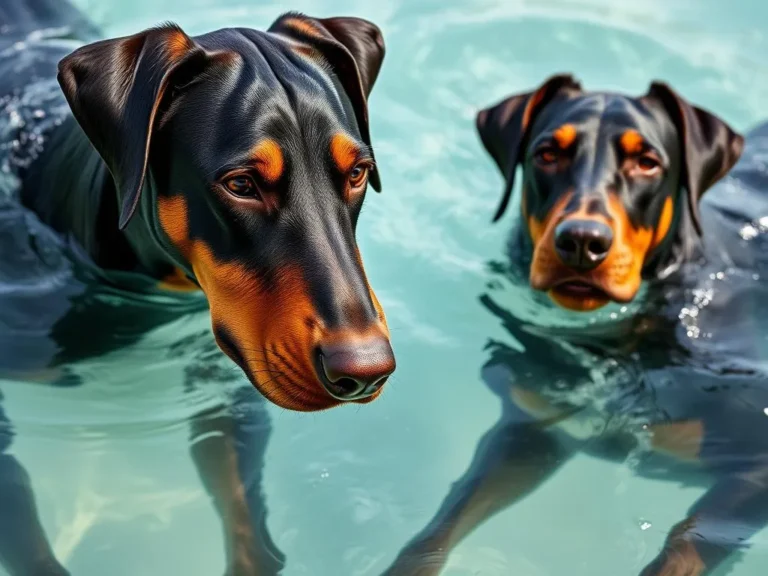 Can Dobermans Swim Do They Like Water