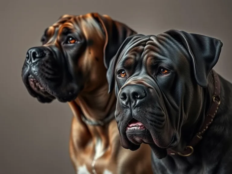 Cane Corso Vs Mastiff