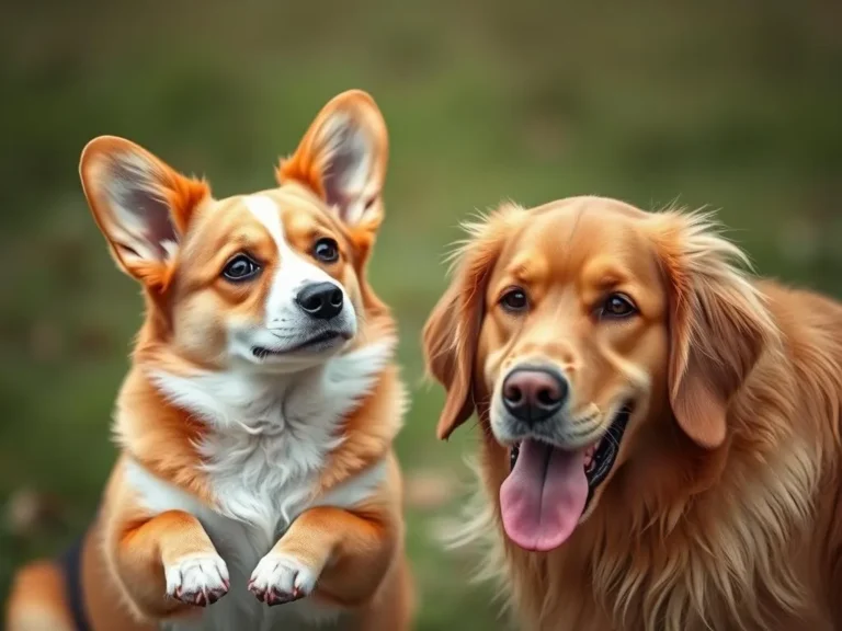 Corgi Vs Golden Retriever