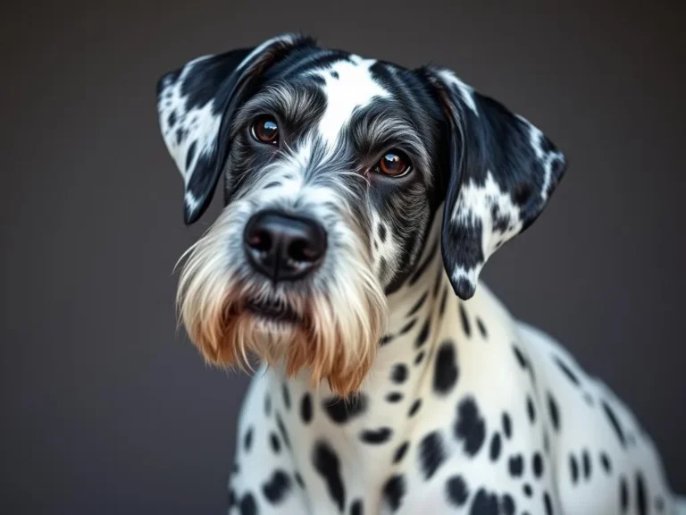 Dalmatian Schnauzer Mix