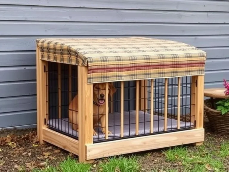Diy Dog Crate Cover Plans