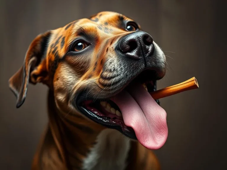 Dog Addicted To Bully Sticks