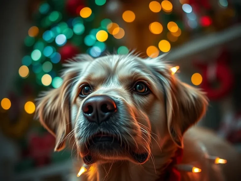 Dog Ate Christmas Lights