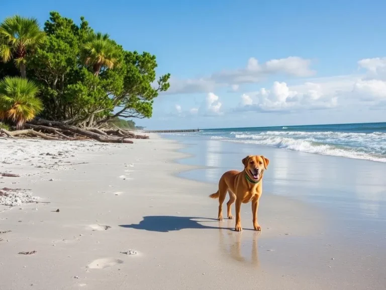 Dog Friendly Beaches In St Simons Island Georgia