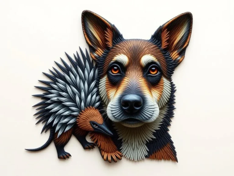 Dog Quilled By Porcupine