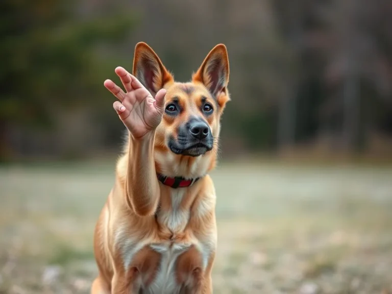 Dog Training Hand Signals