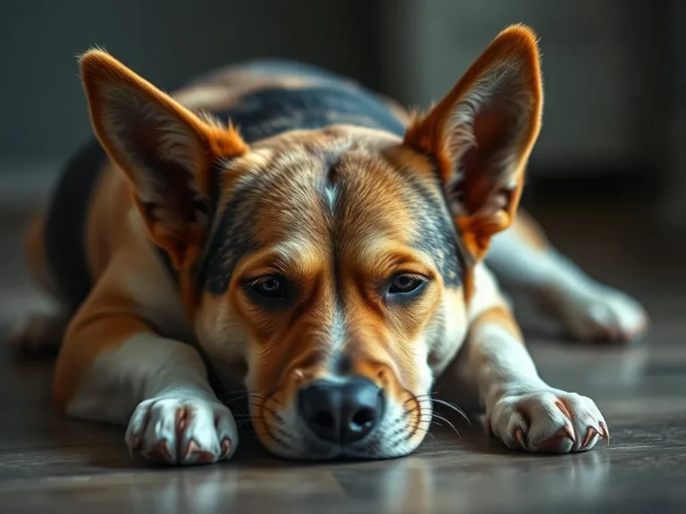 Dog Urinating While Lying Down