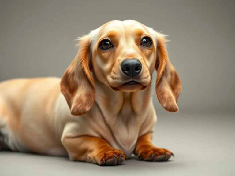 English Cream Dachshund