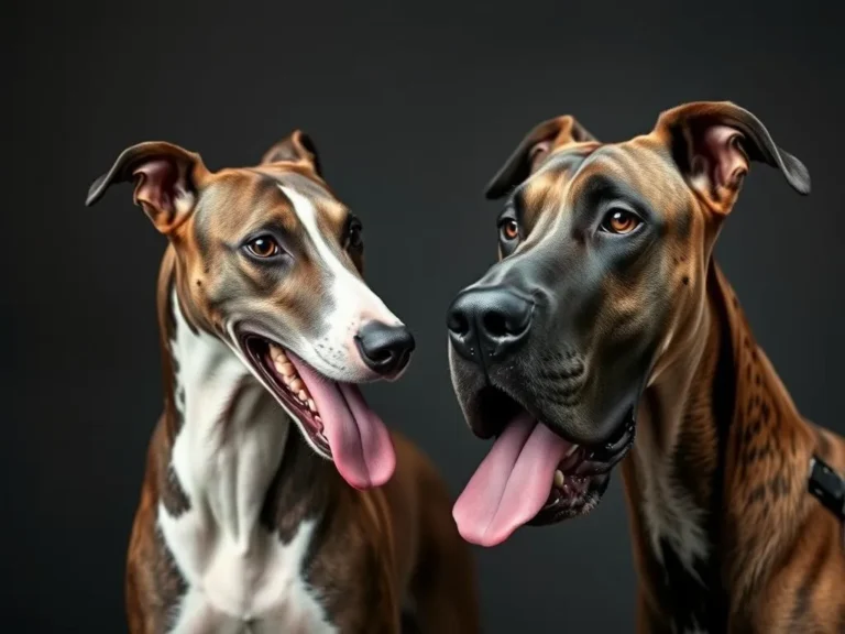 Greyhound Vs Great Dane