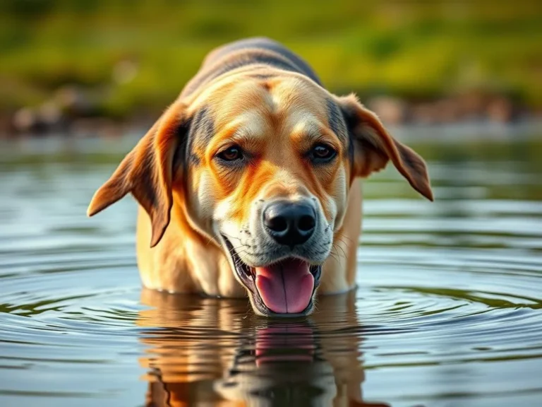 How Dogs Drink Water