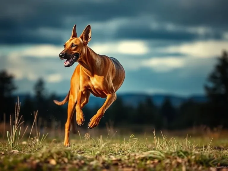 How Fast Can Rhodesian Ridgebacks Run