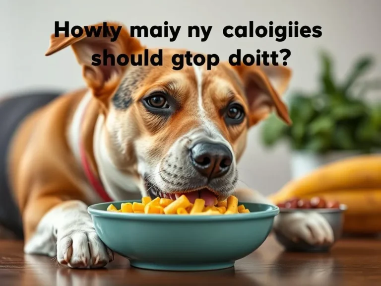 How Many Calories Should My Dog Eat