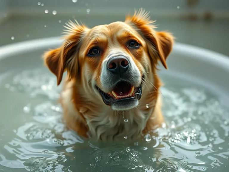 How To Bathe A Big Dog