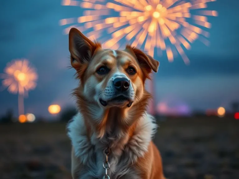 How To Calm A Dog During Fireworks