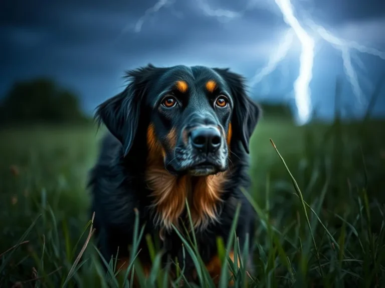 How To Calm Your Dog During A Thunderstorm