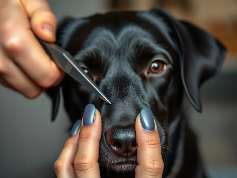 How To Cut Black Dog Nails