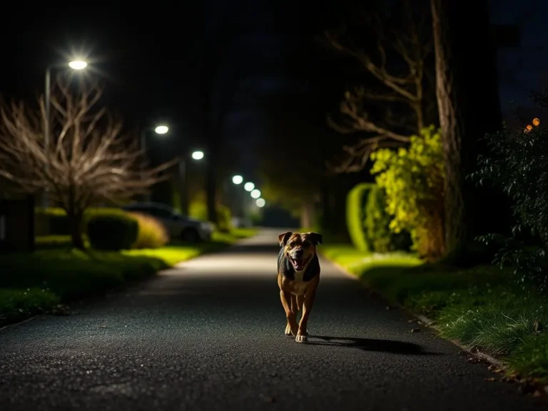 How To Safely Walk Your Dog In The Dark