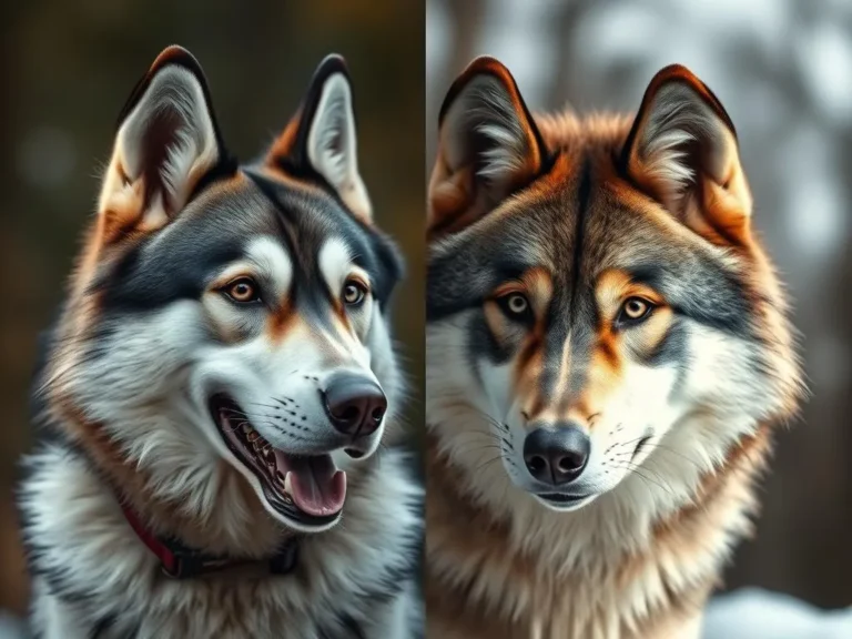Husky Vs Wolf