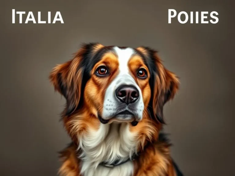 Italian Dog Names