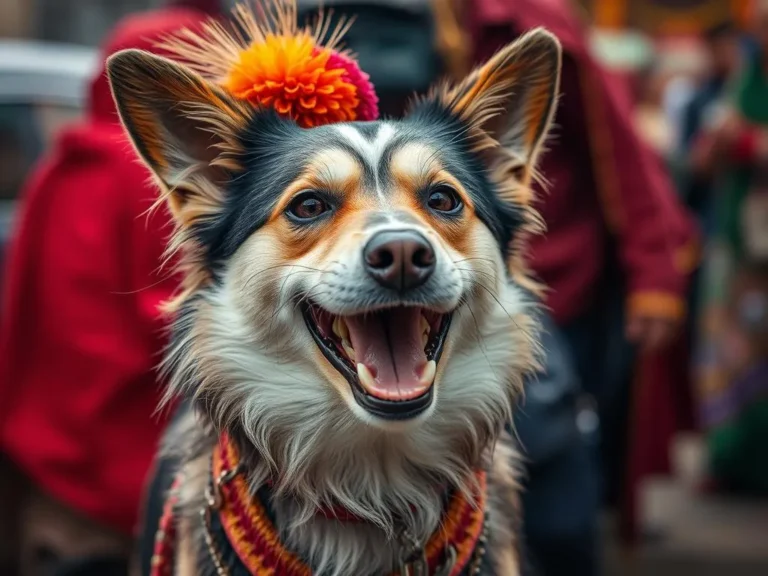 Kukur Tihar Dog Festival Nepal