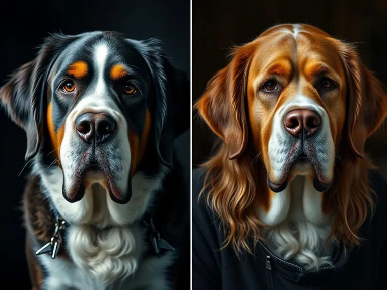 Male St Bernards Vs Female St Bernards