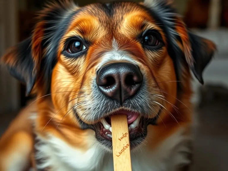 My Dog Ate A Popsicle Stick