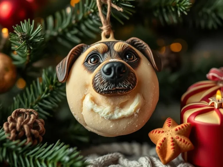 My Dog Ate Salt Dough Ornament