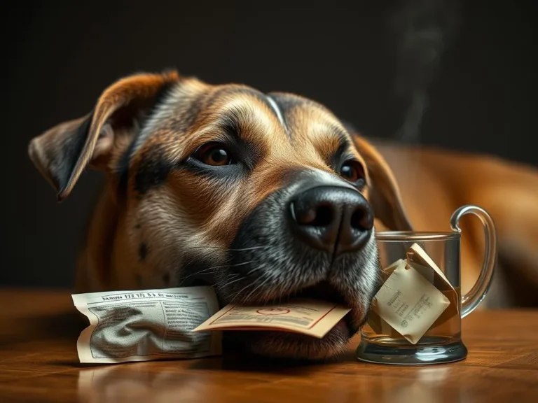 My Dog Ate Tea Bags Vet Answer