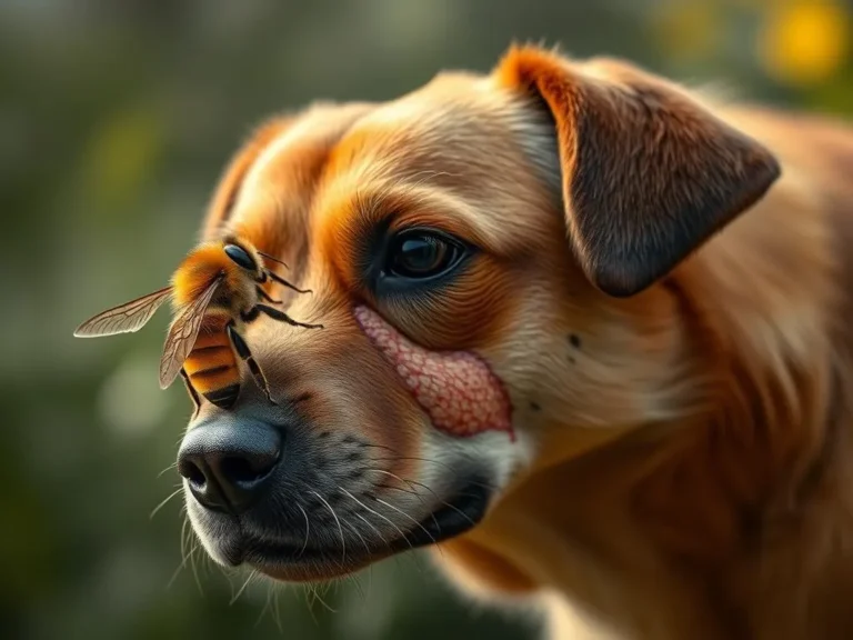 My Dog Got Stung By A Bee