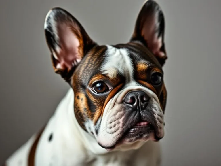 Pied French Bulldog