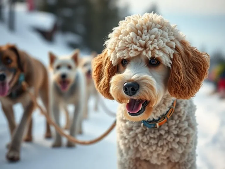 Poodle In The Iditarod