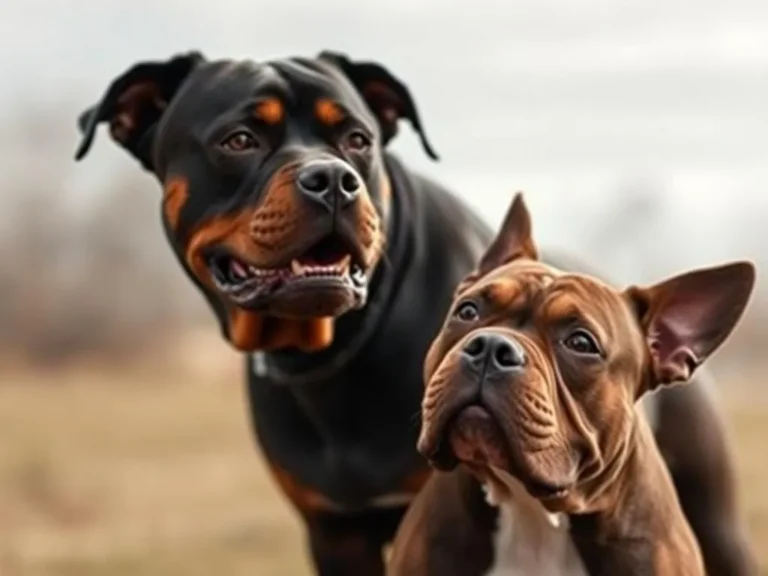 Rottweiler Vs Pit Bull