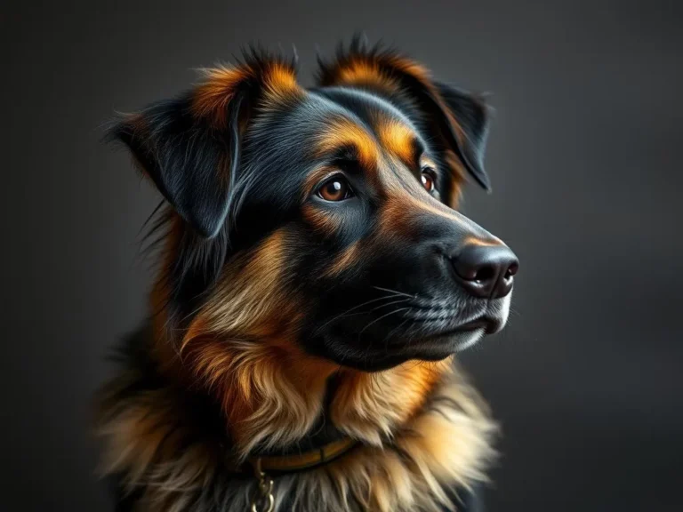 Saint Bernard German Shepherd Mix