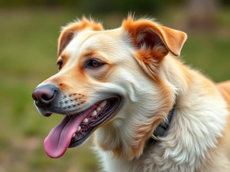 Senior Dog Panting And Shaking