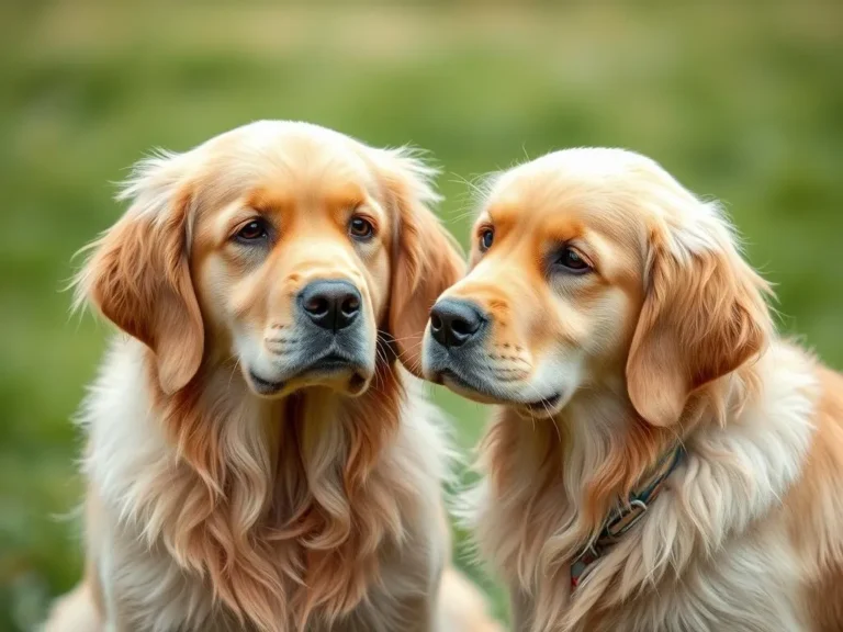 Short Haired Golden Retrievers