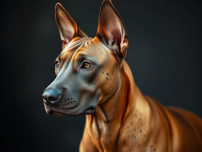 Thai Ridgeback Dog Colors Markings