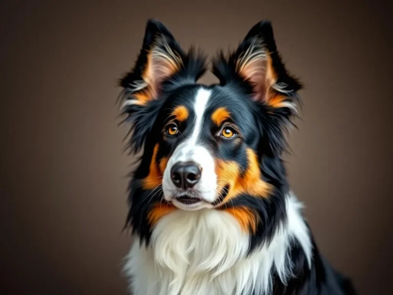 Tri Color Border Collie