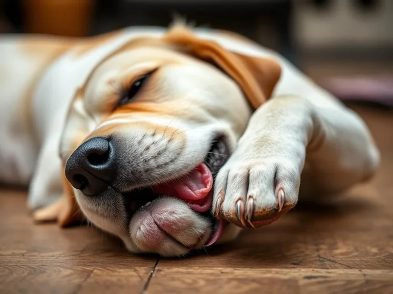 Why Do Dogs Lick Their Paws