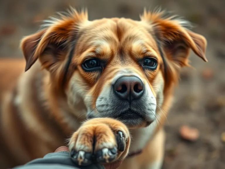 Why Does Dog Put Their Paw On Me