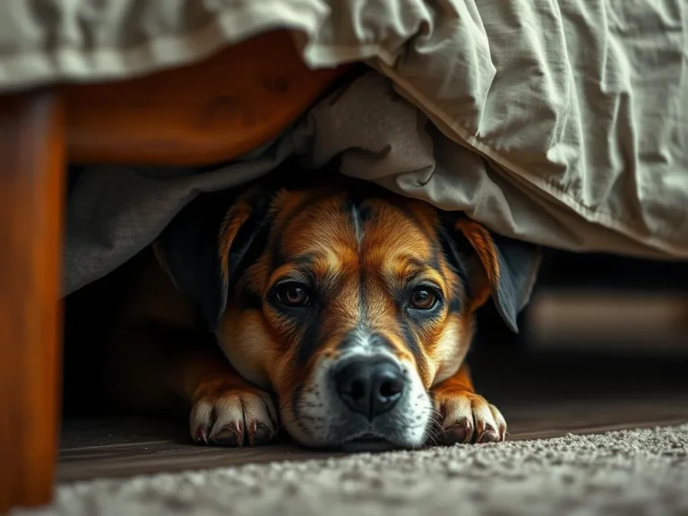 Why Is My Dog Hiding Under The Bed